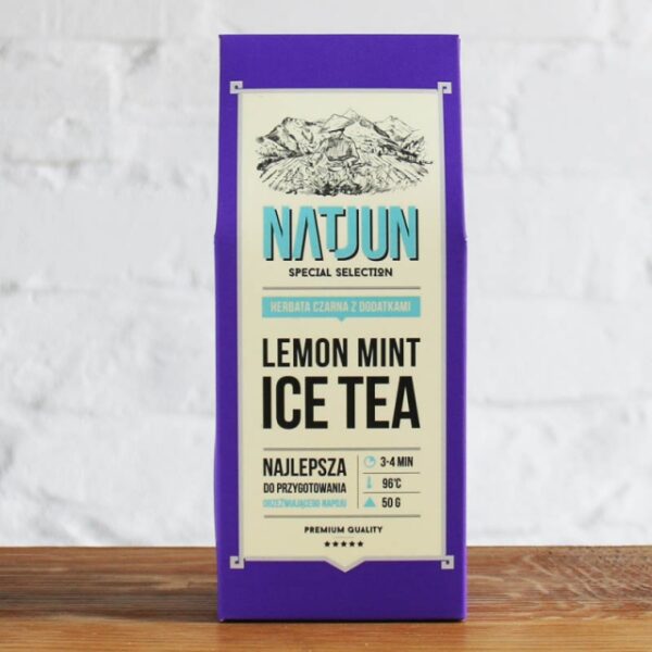 Herbata Czarna Lemon Mint Ice Tea 50g