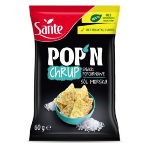 Snacki popcornowe Pop'n Chrup z sola morską 60g