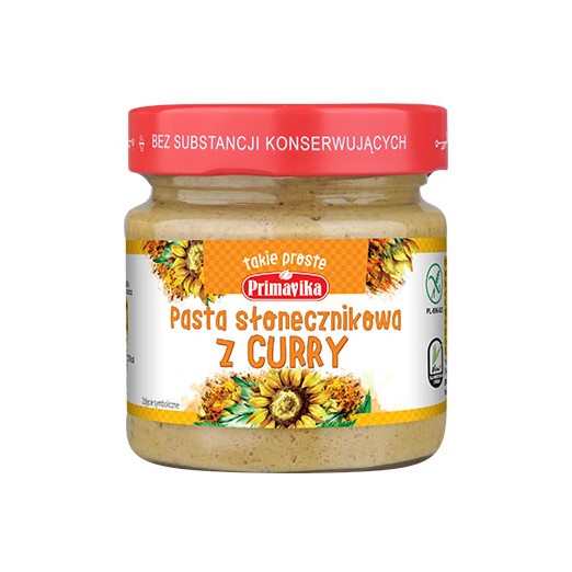 pasta słonecznikowa z curry