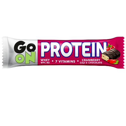 Baton Proteinowy 20% Go On Żurawinowy 50g