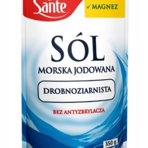 Sól Morska Jodowana Drobnoziarnista bez Antyzbrylacza 350g