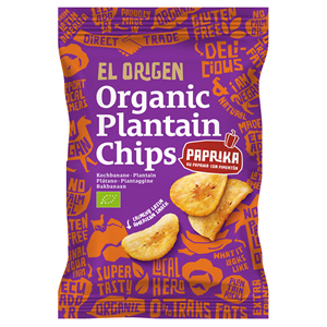 Chipsy z Plantana Paprykowe Bezglutenowe BIO 80g