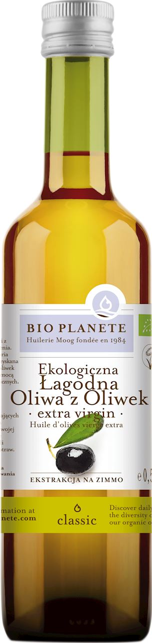 Oliwa Extra Virgin Łagodna BIO w butelce 500 ml Bio Planete