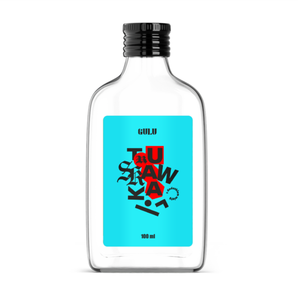 Sucha Nalewka Truskawka 100ml to autorska mieszanka składników do przygotowania nalewki w domu w szklanej butelce