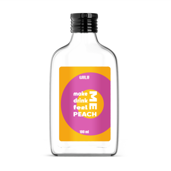Sucha Nalewka Brzoskwinia 100ml to autorska mieszanka składników do przygotowania nalewki w domu w szklanej butelce