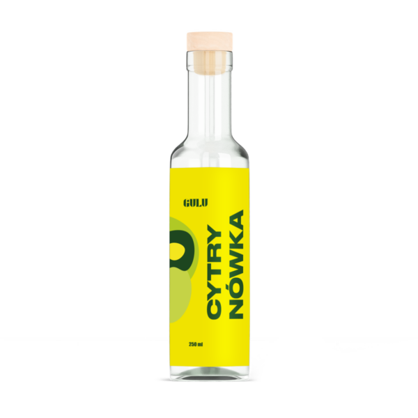 Sucha Nalewka Cytrynówka 250ml to autorska mieszanka składników do przygotowania nalewki w domu w szklanej butelce