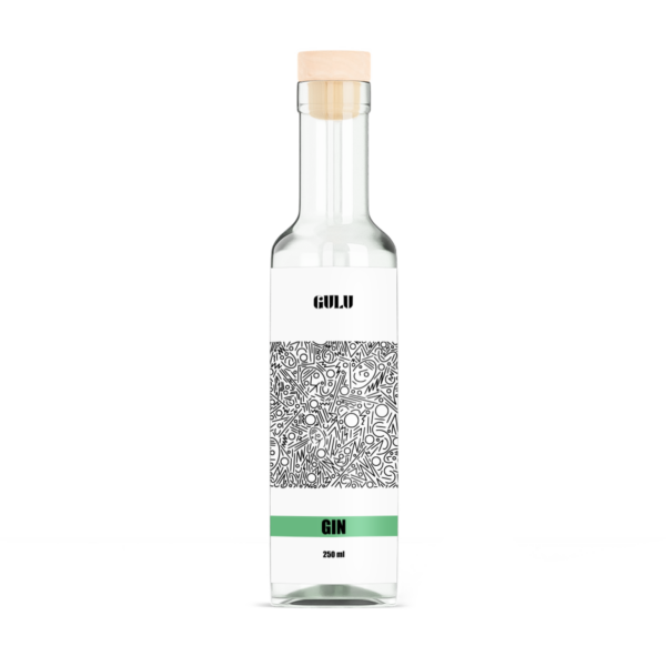 Sucha Nalewka Gin 250ml to autorska mieszanka składników do przygotowania nalewki w domu w szklanej butelce
