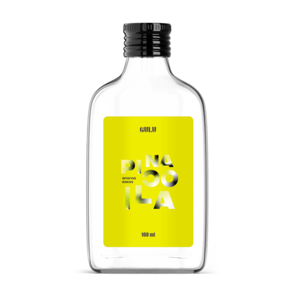 Sucha Nalewka Pinacoila 100ml to autoeska mieszanka składników do przygotowania nalewki w domu w szklanej butelce