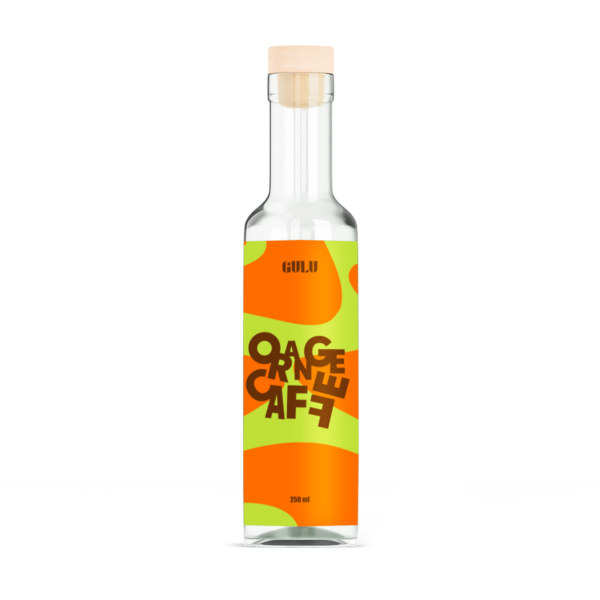 Sucha Nalewka Kawa Pomarańcza 250ml to autorska mieszanka składników do przygotowania domowej nalewki w szklanej butelce