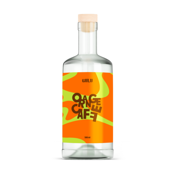 Sucha Nalewka Kawa Pomarańcza to autorska mieszanka składników do przygotowania nalewki w domu w szklanej butelce