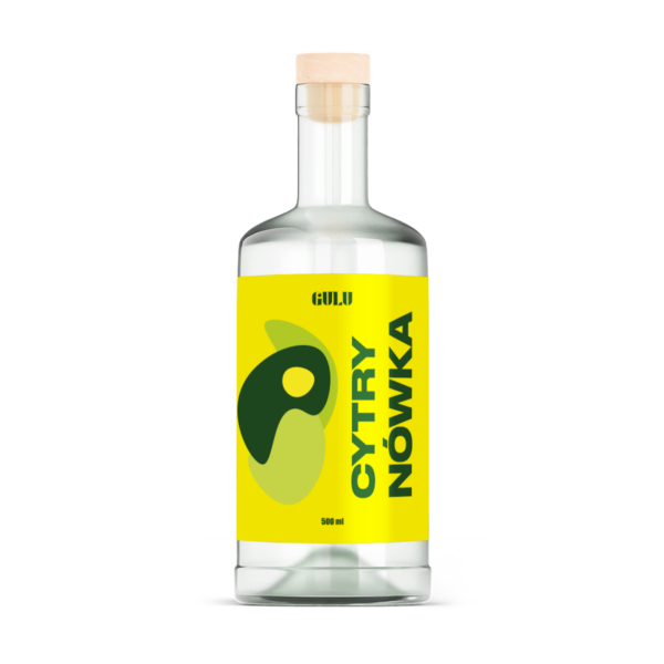 Sucha Nalewka Cytrynówka 500 ml to autorska mieszanka składników do przygotowania nalewki w domu w szklanej butelce