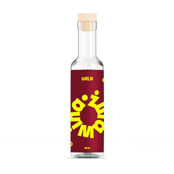 Sucha Nalewka Żurawinowa 250ml to autorska mieszanka składników do przygotowania nalewki w domu w szklanej butelce