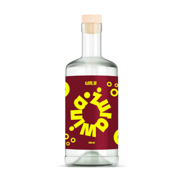 Sucha Nalewka Żurawinowa 500ml to autorska mieszanka składników do przygotowania nalewki w domu w szklanej butelce