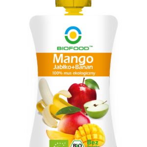 Mus Mango - Bananowo - Jabłkowy Bezglutenowy BIO 90g